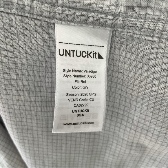 UNTUCKit Valadige Cotton Button Down - Picture 9 of 9